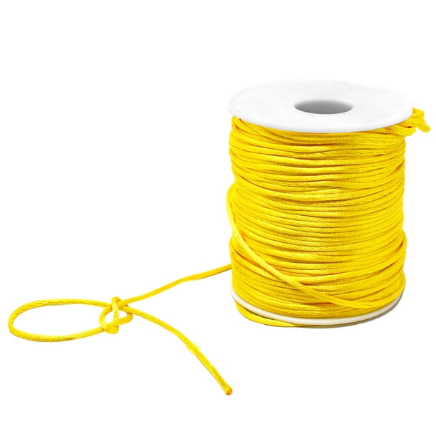15 m /Roll Nylon Cord Necklace 5mm Twisted Satin Finish Polyester Jewelry Cord 15 m /Roll Nylon Cord Necklace 5mm Twisted Satin Finish Polyester Jewelry Cord